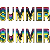 Summer Rainbow Font