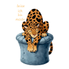 Leopard im Hut: Müde Ruhe