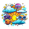 Sonnenfreuden im Wolkenkreis