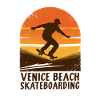 Venice Beach Sunset Skateboard