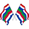 Crossed Schier Flags – Island Pride