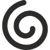 Spirale – Minimalistisches Symbol Design