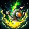 Stellar Snail of Steam and Light