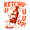 Angry Ketchup Bottle