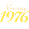 50 Years 1976 Minimal Design T-Shirt