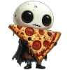 Creepy Cute Pizza Pepperoni