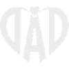 Herz-Dad Typo Silhouette