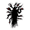 Hyakume – Sumi-e Hundred Eyed Yokai