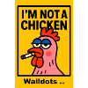 Rebel Hen with Cigarette