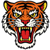 Fierce tiger head tattoo style