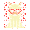Valentine Llama 