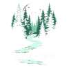 Errer lentement Marcher lentement Forêt