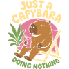 Just A Capybara Doing Nothing