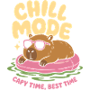 Chill Mode Capybara No Rush