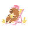 Capy Days No Rush Capybara