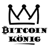 Bitcoin Silhouette Nachtstil
