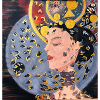 The Golden Dreamer - Modern Portrait