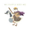 Raccoon King on Duck Knight