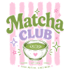 Matcha Club - Thé vert rétro esthétique
