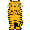 chagrijnige kat comic