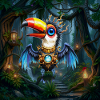 Luminous Jungle Mechanical Toucan