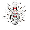 Angry Bowling Pin Bang