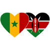 Senegal_Kenia_Flagge_Herz