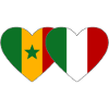 Senegal_Italien_Flagge_Herz