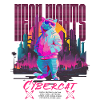 Neon Nights Cyberpunk Cat