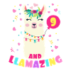 Llama Birthday Llamazing Fiesta