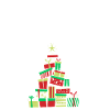 Happy Boxing Day Gift Stack