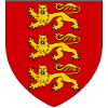 Blason héraldique médiéval de l'Angleterre