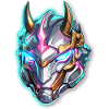 Neon Drachenhelm