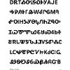 Cherokee Syllabary (black)