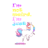 Unicorn funny inscription