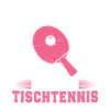 Coole Mädchen spielen Tischtennis 