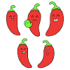 Funny chili face