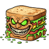 Grusel-Sandwich Monster