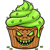 Creepy Cupcake Green