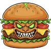 Grim Citizen Demon Cartoon