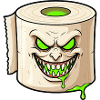 Creepy Monster Role with Slime Grin