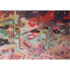 Jardin abstrait des couleurs