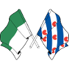 Vlieland & Friesland Crossed Flags