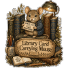Lesemaus mit Bibliothekskarte