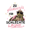 Glamouröse Schildkröte mit Krone