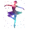 Ballet Dancer Ballerina Space Ballet Dancer