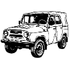UAZ Geländefahrzeug (2-farbig)