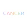 Pastel Cancer Awareness Letters