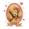 Pink Poodle with Bow