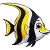 Tropischer Fisch Comic